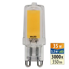 ML-326.004.92.0 LED žárovka G9, 4W, 3000K, CRI80, vyz. úhel 300°, ? use 360° 400lm