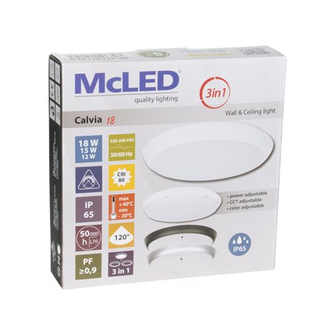 ML-411.011.42.0 LED svítidlo Calvia 18, 18W, 3CCT (3000K, 4000K, 6000K), 120°, IP65 7