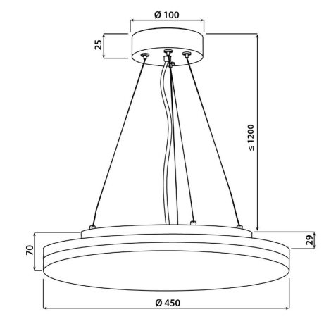 ML-411.018.91.0-S LED závěsné svítidlo Casablanca 36, 36W, 3CCT (3000K, 4000K, 6000K), 150°, IP20 11