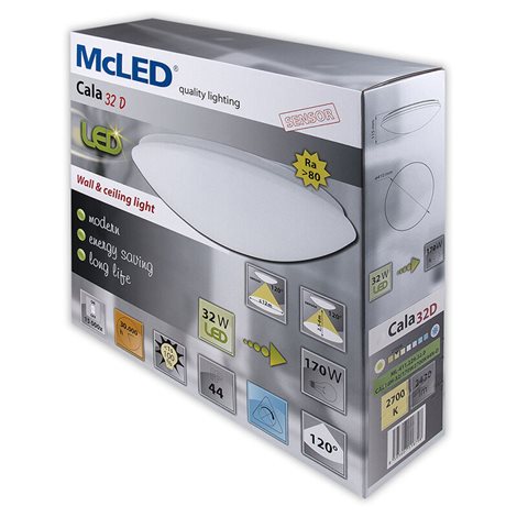 ML-411.229.32.0 LED svítidlo Cala 32 D, 32 W, 2700 K, IP44, se senzorem 4