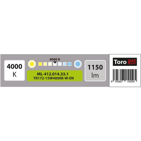 ML-412.014.33.1 LED podhledové svítidlo Toro R15, 15W, 4000K, černá barva svítidla 5
