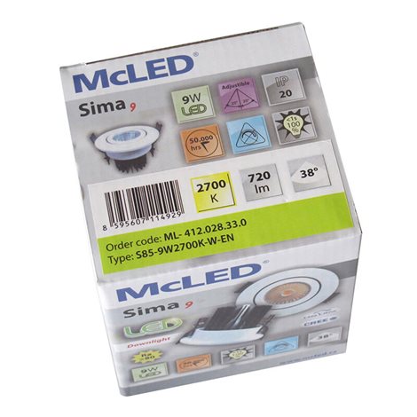 ML-412.028.33.0 LED podhledové svítidlo Sima 9, 9 W, 2700 K 4