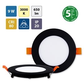 ML-412.067.33.1 LED podhledové svítidlo Toro R9, 9W, 3000K, černá barva svítidla