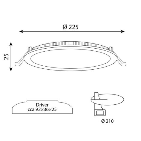 ML-412.069.33.0 LED podhledové svítidlo Toro R21, 21W, 3000K, bílá barva svítidla 7