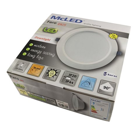 ML-412.135.32.0 LED podhledové svítidlo Faro RN25 25 W, 3000 K, IP44, bílá barva 6