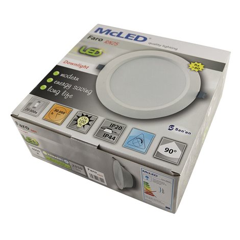 ML-412.136.32.0 LED podhledové svítidlo Faro RN25 25 W, 4000 K, IP44, bílá barva 5