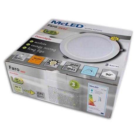 ML-412.138.32.0 LED podhledové svítidlo Faro RN40 40 W, 4000 K, IP44, bílá barva 5