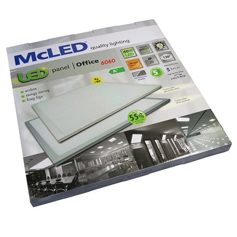 ML-413.126.32.0 LED svítidlo Office 6060, 40W, 2700K, bílá barva 5