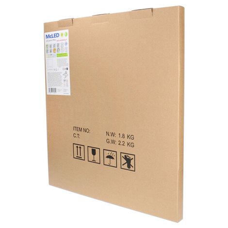 ML-413.507.32.8 LED svítidlo Office 6060 UGR Backlit, 40W, 4000K, CRI90, bílá barva, bez driveru 6