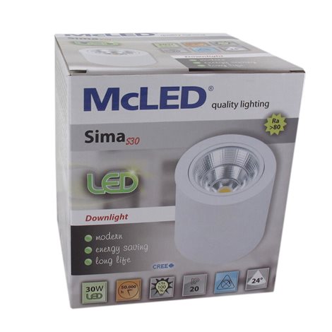 ML-416.025.33.0 LED přisazené svítidlo Sima S30, 30 W, 2700 K 7