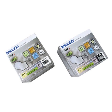 ML-416.037.33.0 LED svítidlo Gap 8 - 8W, 2700K, bílá barva svítidla 8