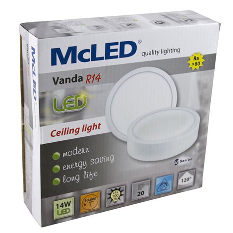 ML-416.052.71.0 LED svítidlo Vanda R14, 14W, 3000K 2