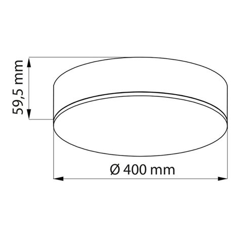 ML-416.083.33.0 LED svítidlo Nova R 400 UGR, 40W, 3000K, bílá barva svítidla 8