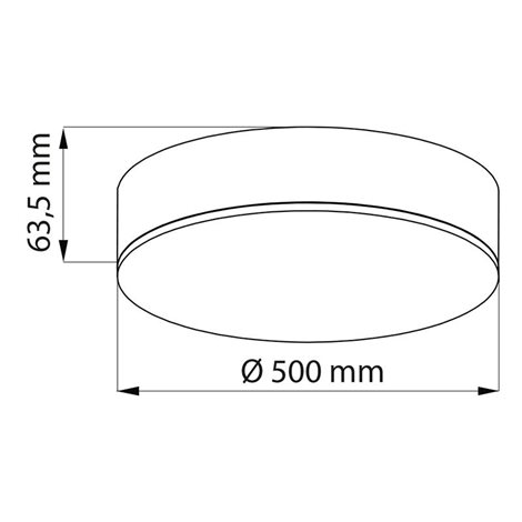 ML-416.085.33.5 LED závěsné svítidlo Nova R 500 UGR, 50W, 3000K, bílá barva svítidla 6