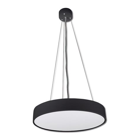 ML-416.093.33.5 LED závěsné svítidlo Nova R 400 UGR, 40W, 3000K, černá barva svítidla 1