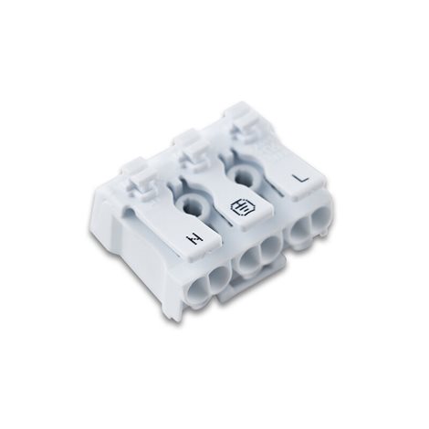 ML-419.024.77.0 Instalační box pro zapojení svítidel, 2x vstup, 1x výstup, 3 póly (L/N/PE) 3