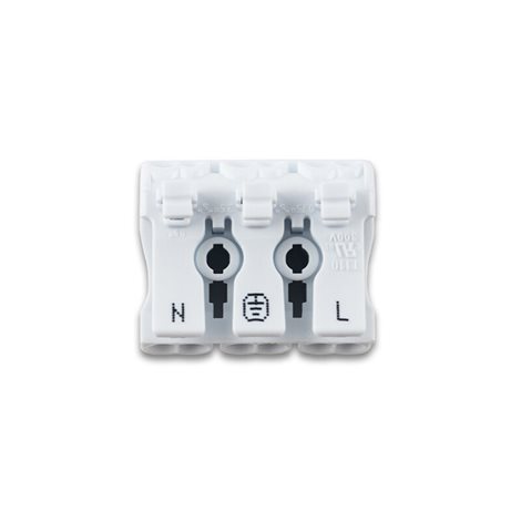 ML-419.024.77.0 Instalační box pro zapojení svítidel, 2x vstup, 1x výstup, 3 póly (L/N/PE) 5