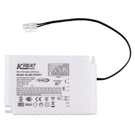 ML-419.035.32.0 DALI stmívatelný driver 40 W, PF 0,9, výstupní napětí DC9-57V, výstupní proud