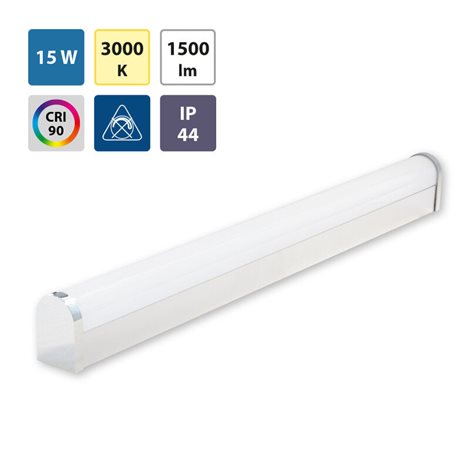 ML-421.003.84.0 LED svítidlo Mirror R15, 15W, 3000K, IP44, CRI90, stříbrná barva svítidla 1