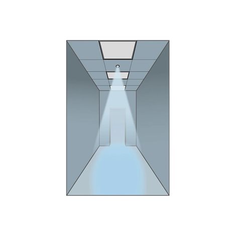 ML-461.003.68.0 Přisazené nouzové svítidlo Superior C,3W,1,5Ah,3h doba zálohy, corridor, 6000K, bílá 10