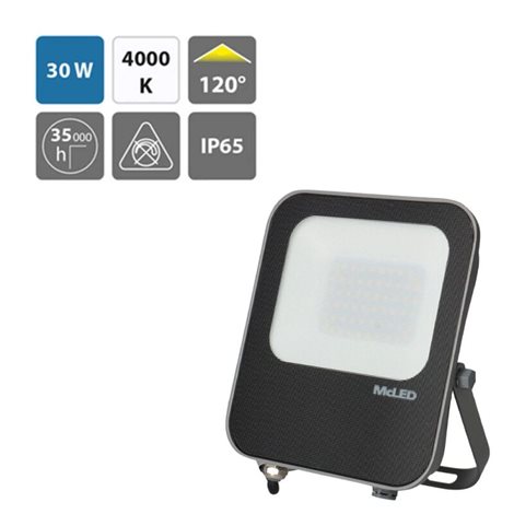 ML-511.605.82.0 Reflektorové LED svítidlo Vega 30, 4000K, 30W, vyzařovací úhel 120° 1