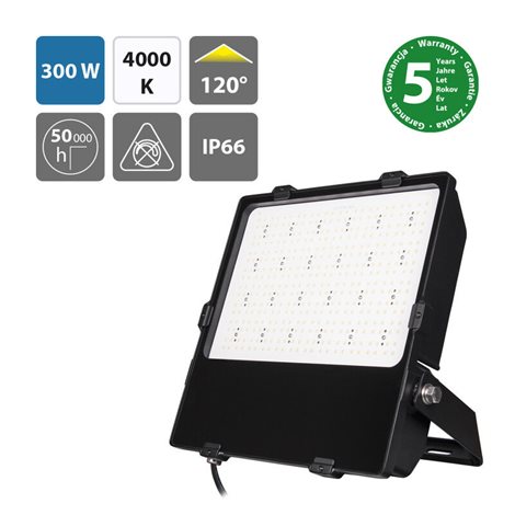 ML-511.741.28.0 Reflektorové LED svítidlo Delta 300, 4000K, 300W, vyzařovací úhel 120°, bez optiky 1