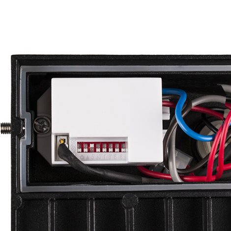 ML-513.025.19.0 LED svítidlo Kerberos s pohybovým čidlem, 9W, 4000K, IP65, černá barva 6