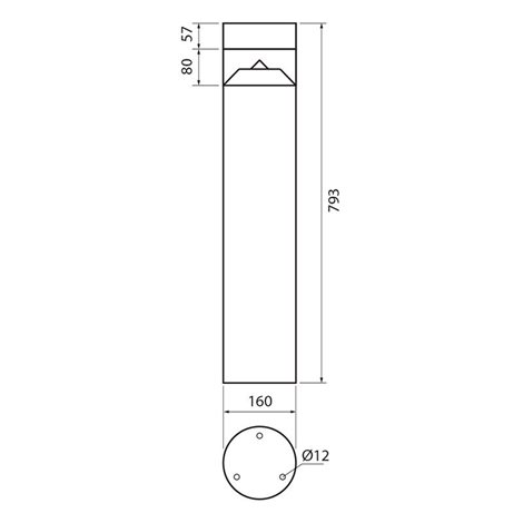 ML-515.017.16.1 LED svítidlo Eris, 8W, 3000K, IP65, šedá barva 4