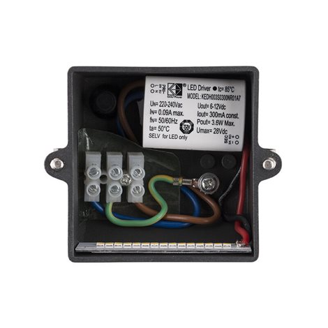 ML-517.013.81.0 LED svítidlo Karin G 3W, 3000K, IP65, šedá barva 4
