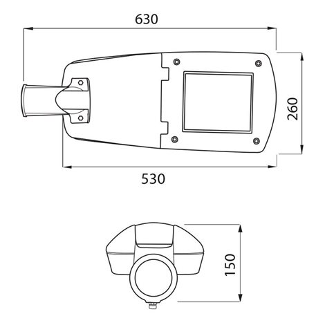 ML-521.003.09.0 Street 50, 50W, 4000K, 5750lm, IP65 6