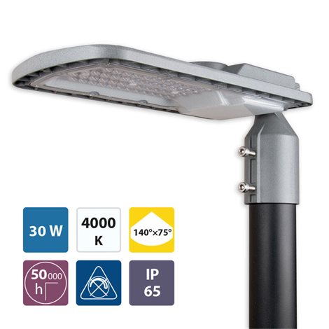 ML-521.026.47.0 Street Eco 30, 30W, 4000K, 140x75°, IP65 1