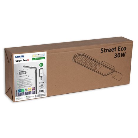 ML-521.026.47.0 Street Eco 30, 30W, 4000K, 140x75°, IP65 9