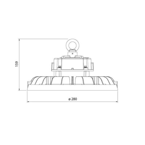 ML-611.321.63.2-50.80.120 Průmyslové svítidlo LEDtec G2 100W, 5000K, 120°, CRI80, stmívatelné 0-10V 6