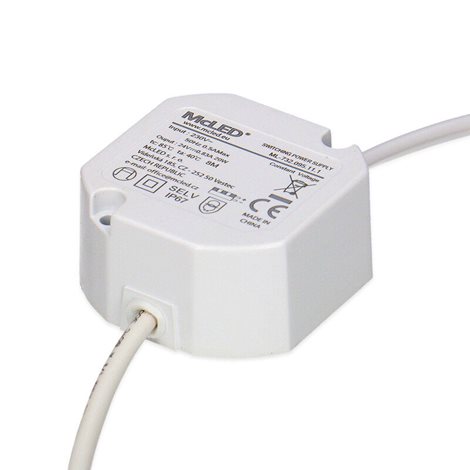 ML-732.095.11.1 Napájecí zdroj 20W, DC24V/0,83A, IP67, do elektroinstalační krabice 6