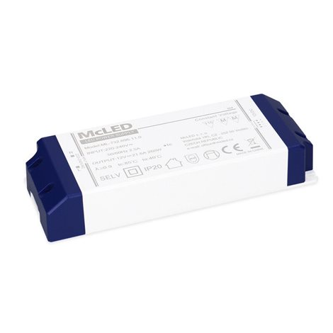 ML-732.096.11.0 Napájecí zdroj 260W, DC12V/21,6A, IP20, plastové provedení se svorkovnicí 3