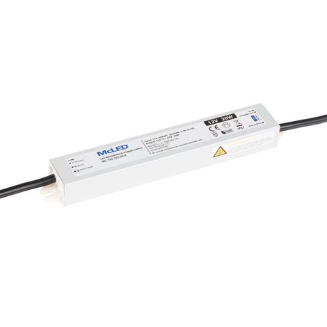 ML-732.103.39.0 Napájecí zdroj 20W, DC12V/1,67A, IP67, hliníkové provedení 5