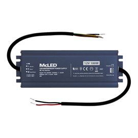 ML-732.106.39.0 Napájecí zdroj 100W, DC12V/8,33A, IP67, hliníkové provedení