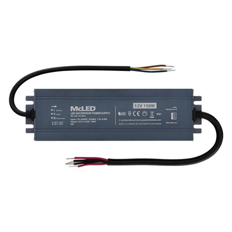ML-732.107.39.0 Napájecí zdroj 150W, DC12V/12,5A, IP67, hliníkové provedení 1