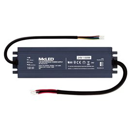 ML-732.107.39.1 Napájecí zdroj 150W, DC24V/6,25A, IP67, hliníkové provedení