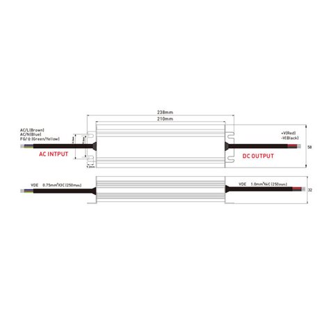 ML-732.108.39.0 Napájecí zdroj 200W, DC12V/16,67A, IP67, hliníkové provedení 3