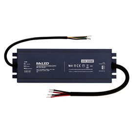ML-732.109.39.1 Napájecí zdroj 250W, DC24V/10,5A, IP67, hliníkové provedení