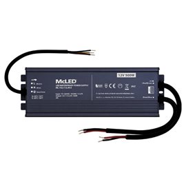 ML-732.112.39.0 Napájecí zdroj 500W, DC12V/41,67A, IP67, hliníkové provedení