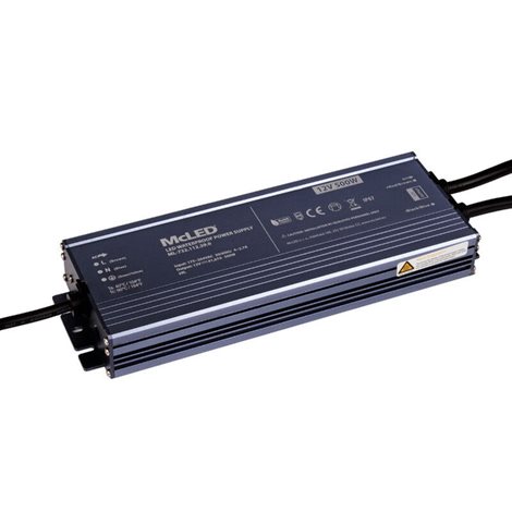 ML-732.112.39.0 Napájecí zdroj 500W, DC12V/41,67A, IP67, hliníkové provedení 4