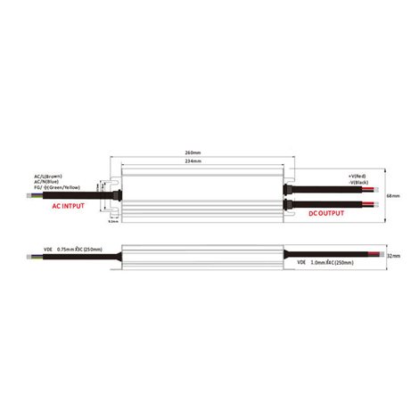 ML-732.112.39.0 Napájecí zdroj 500W, DC12V/41,67A, IP67, hliníkové provedení 2