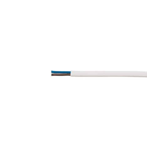 ML-733.001.00.0 2-žilový kabel 2 x 0,5 mm2, modrá, hnědá, bílá oválná izolace 2
