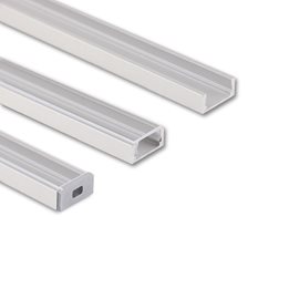 ML-761.003.74.3 Přisazený hliníkový profil PG2 16x8mm včetně čirého difuzoru 3m