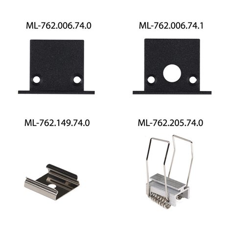 ML-761.006.74.2 Vestavný hliníkový profil VF, 35x25mm, včetně difuzoru, 2m černý 6
