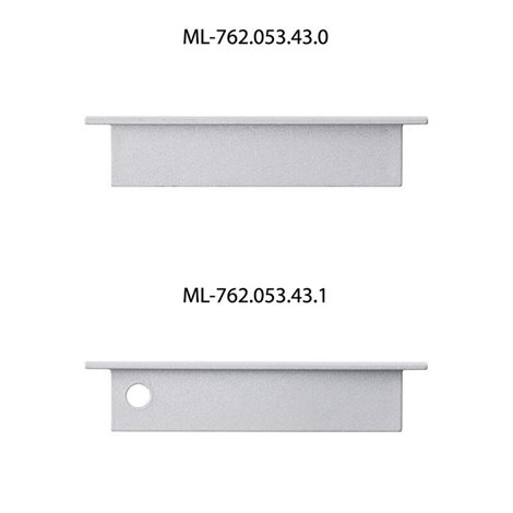 ML-761.053.43.1 Hliníkový profil AI, 14x68 mm, včetně mléčného difuzoru, 1m 1