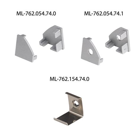 ML-761.054.74.2 Rohový hliníkový profil RT2, 18x18mm, včetně mléčného difuzoru, 2m 1