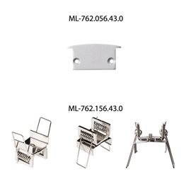 ML-761.056.43.2 Vestavný hliníkový profil VA 30x14mm, včetně mléčného difuzoru, 2m